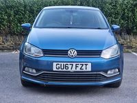 Used VW Polo Edition 75 HP (55 kW) 2017 Blue Hatchback
