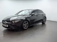 Used Mercedes A200 AMG line 163 HP (119 kW) 2021 Black Hatchback