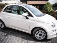 Used Fiat 500 Lounge 69 HP (50 kW) 2017 White Hatchback