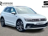 Used VW Tiguan R-line 150 HP (110 kW) 2018 Pure white SUV