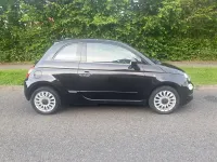 Used Fiat 500 Lounge 69 HP (50 kW) 2016 Black Hatchback