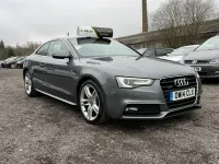 Usado Audi A5 S-Line 225 HP (165 kW) 2014 Cinzento Coupé
