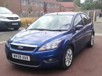 Used Ford Focus Zetec 2009 Blue Hatchback