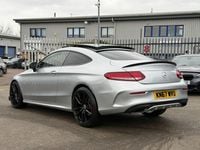 Used Mercedes C200 AMG line 184 HP (135 kW) 2017 Silver Coupe