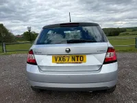 Begagnad Skoda Fabia SE 95 HK (69 kW) 2017 Silver Halvkombi
