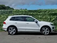 Used VW Touareg R-line Plus 262 HP (192 kW) 2017 White SUV