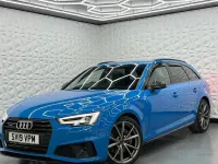 Used Audi A4 Black Edition 190 HP (139 kW) 2019 Blue Estate