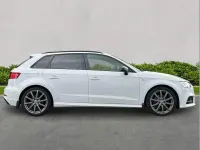 Used Audi A3 Black Edition 113 HP (83 kW) 2019 White Sedan