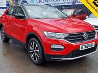 Used VW T-Roc SE 115 HP (84 kW) 2018 Red SUV