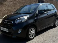 Second-hand Kia Picanto 68 CP (50 kW) 2012 Negru Hatchback