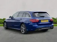 Used Mercedes C200 AMG Line Premium Plus 2019 Blue Estate