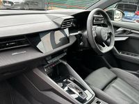 Used Audi A3 Black Edition 150 HP (110 kW) 2025 Blue Sedan