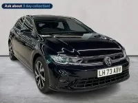 Used VW Polo R-line 110 HP (80 kW) 2023 Black Hatchback