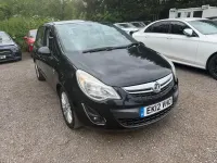 Used Vauxhall Corsa 90 HP (66 kW) 2012 Black Hatchback