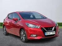 Used Nissan Micra N-Connecta 2017 Red Hatchback