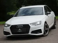 Used Audi A4 Black Edition 190 HP (139 kW) 2019 White Sedan