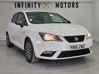 Used Seat Ibiza CONNECT 90 HP (66 kW) 2016 White Hatchback