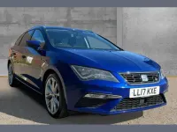 Used Seat Leon FR 150 HP (110 kW) 2017 Blue Estate