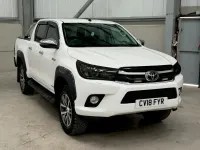 Used Toyota HiLux 150 HP (110 kW) 2018 White Pickup