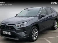 Used Toyota RAV4 Hybrid 218 HP (160 kW) 2021 Decuma grey (metallic paint) SUV