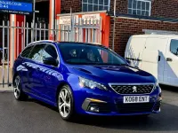 Used Peugeot 308 GT-line 2019 Blue Estate