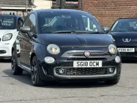 Used Fiat 500 S 85 HP (62 kW) 2018 Black Hatchback