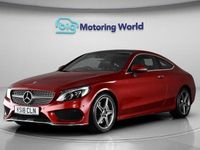 Used Mercedes C250 AMG line 204 HP (150 kW) 2018 Red Coupe