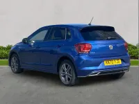 Begagnad VW Polo R-line 115 HK (84 kW) 2020 Blå Halvkombi