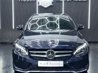 Used Mercedes C220 AMG line 170 HP (125 kW) 2015 Blue Sedan