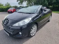 Used Peugeot 207 CC Allure 112 HP (82 kW) 2014 Black Cabriolet