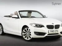 Used BMW 220 Luxury Line 187 HP (137 kW) 2015 White Cabriolet