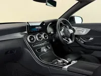Used Mercedes C220 AMG line 194 HP (142 kW) 2019 Black Cabriolet