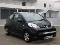 Used Peugeot 107 Allure 68 HP (50 kW) 2011 Black Hatchback