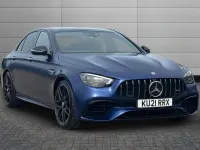 Used Mercedes E63 AMG Premium Plus 604 HP (444 kW) 2021 Brilliant blue Sedan