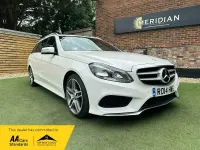 Used Mercedes E300 AMG 2014 White Estate