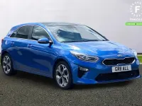 Begagnad Kia Ceed First Edition 140 HK (102 kW) 2019 Blå Halvkombi