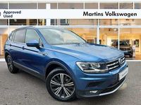 Second-hand VW Tiguan Allspace SE 150 CP (110 kW) 2018 Albastru SUV