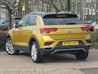 Used VW T-Roc SEL 150 HP (110 kW) 2019 Yellow SUV