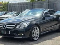 Used Mercedes E350 2011 Black Cabriolet