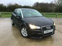 Used Audi A1 105 HP (77 kW) 2011 Black Hatchback