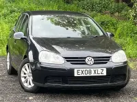 Used VW Golf V Match 105 HP (77 kW) 2008 Black Hatchback