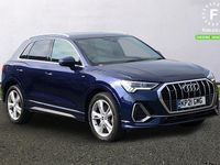 Begagnad Audi Q3 S-Line 2021 Blå SUV