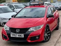 Used Honda Civic Sport 142 HP (104 kW) 2017 Red Estate