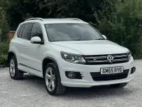 Used VW Tiguan R-line Edition 150 HP (110 kW) 2015 White SUV