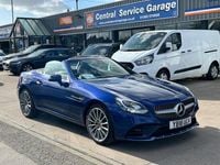 Used Mercedes SLC180 AMG line 2018 Blue Cabriolet