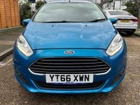 Used Ford Fiesta Zetec 2016 Blue Hatchback