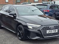 Used Audi A3 S-Line 2021 Black Sedan