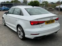 Used Audi A3 S-Line 150 HP (110 kW) 2019 White Sedan