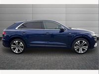 Used Audi Q8 S-Line 340 HP (250 kW) 2022 Blue SUV