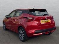 Used Nissan Micra Acenta 90 HP (66 kW) 2019 Red Hatchback